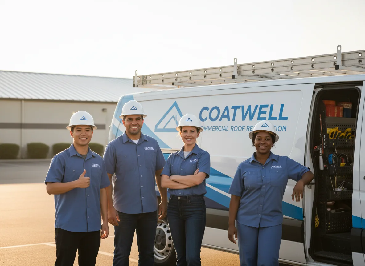Commercial roof coating company in Sterling, MI